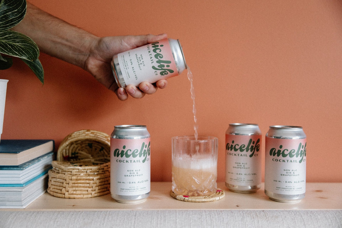 Nice Life Non-alcoholic Cocktail - Gin + Grapefruit
