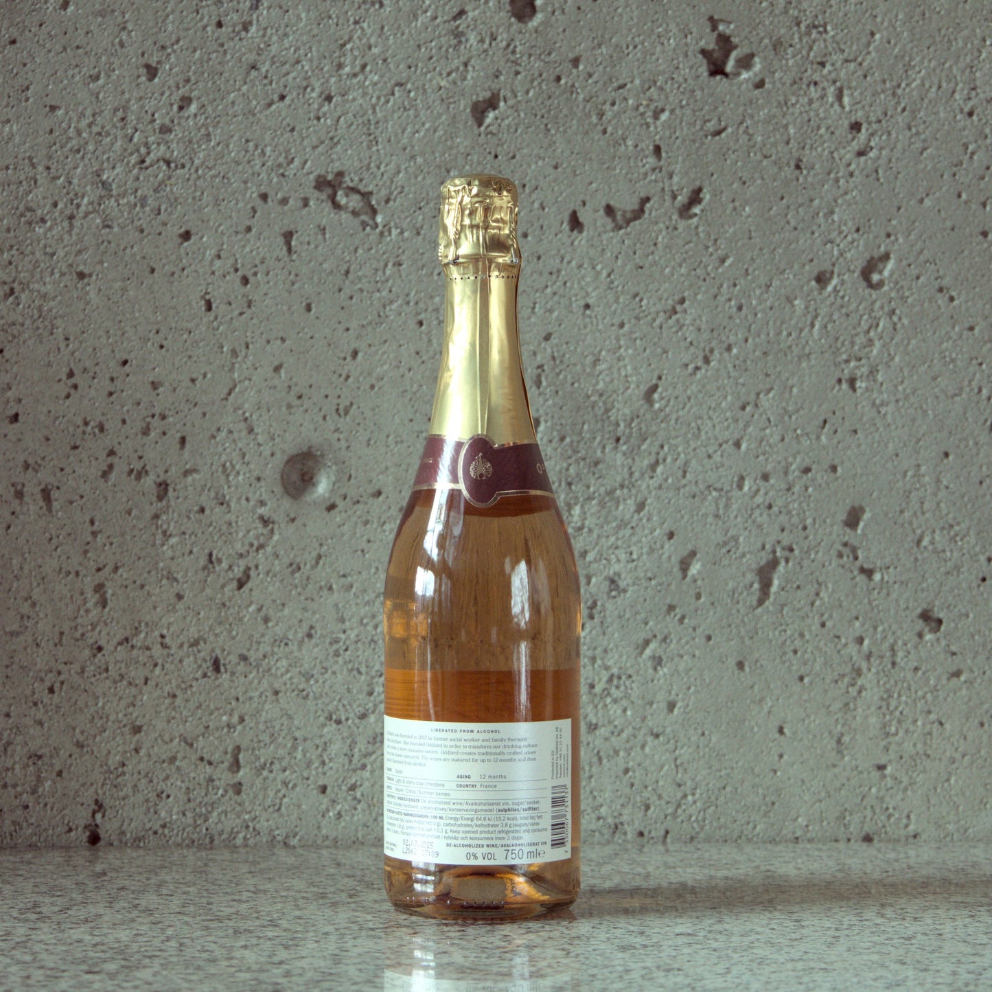Oddbird 'Sparkling Rosé' De-alcoholized Sparkling Wine