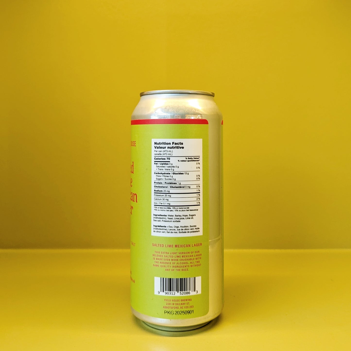 Field House Salted Lime Lager