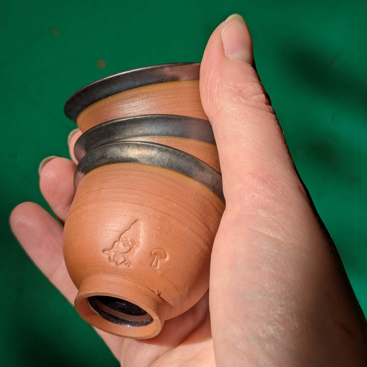 Laughin’ Gnome Pottery - Flared Teacup with Foot