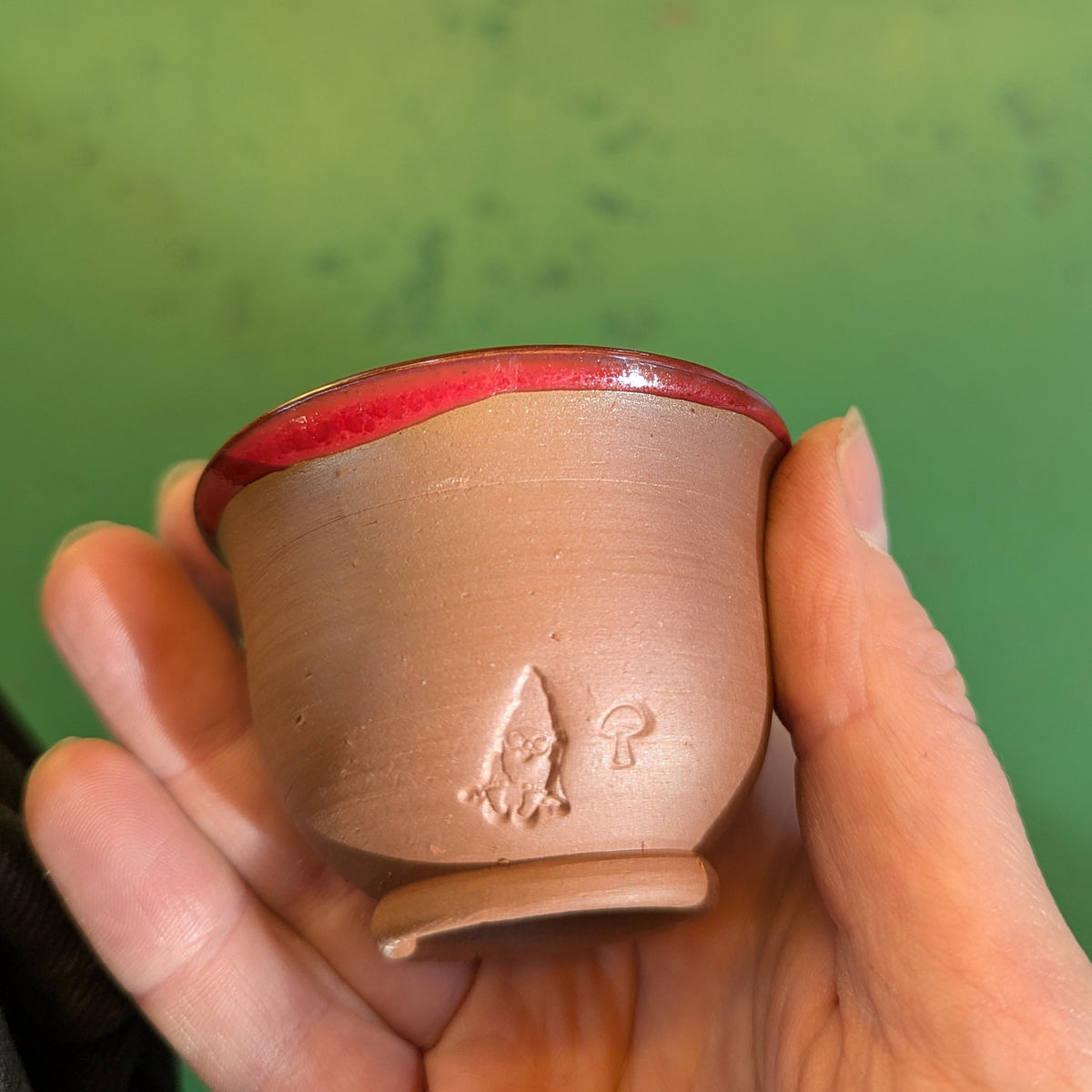Laughin’ Gnome Pottery - Flared Teacup with Foot