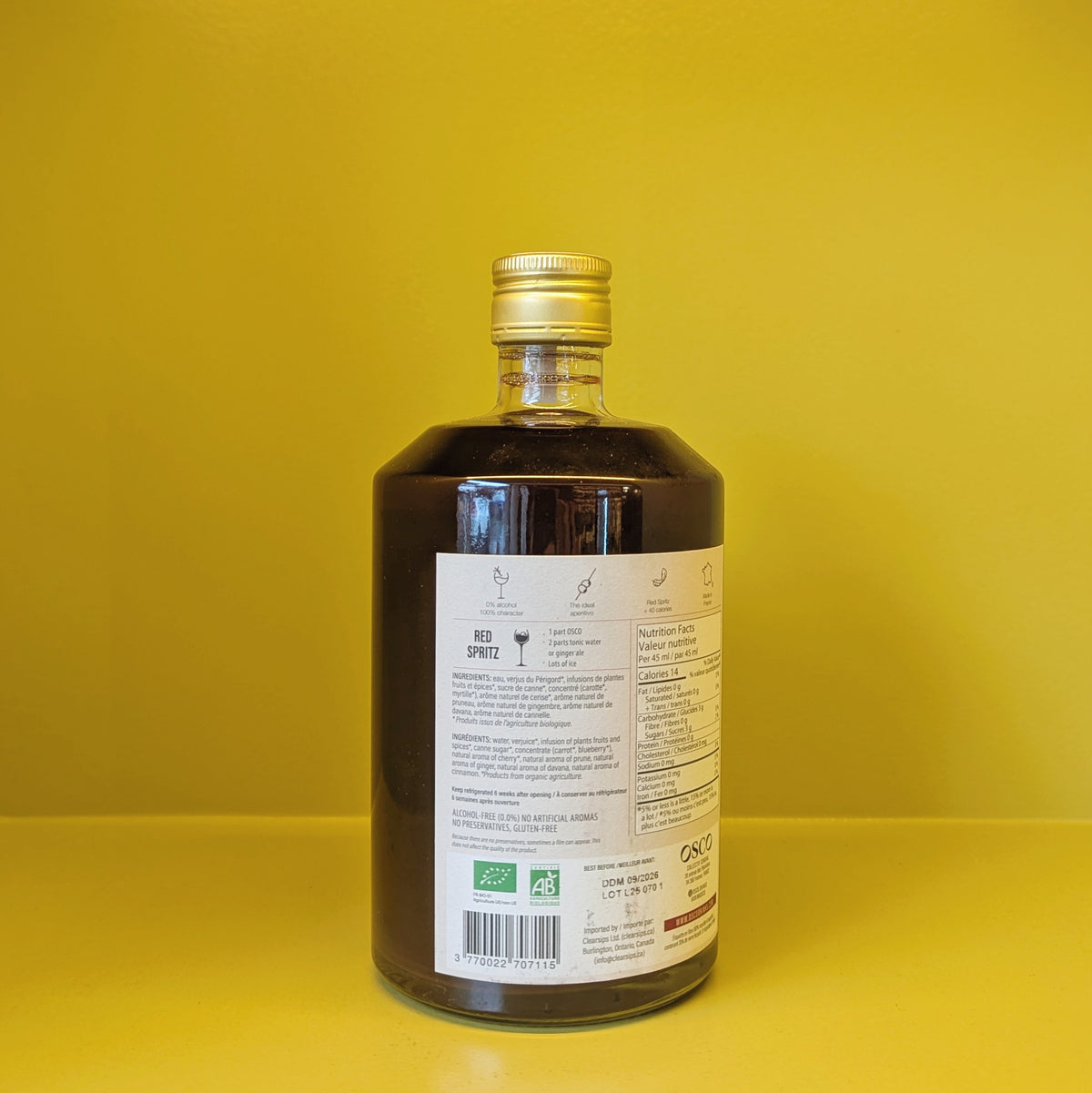 OSCO - Le Rouge Ardent Non-alcoholic Aperitif