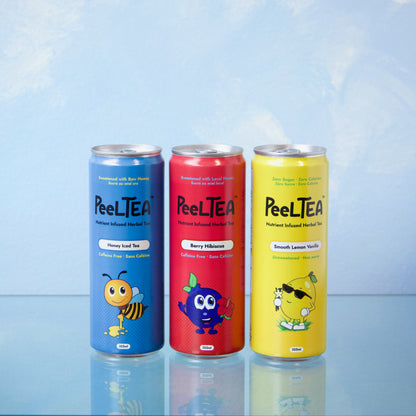 PeelTEA Smooth Lemon Vanilla Caffeine-Free Iced Tea