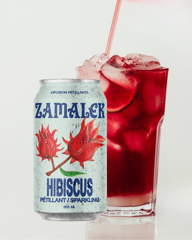 Zamalek 'Sparkling' / 'Pétillant' Hibiscus Drink