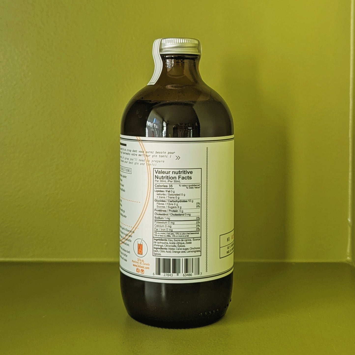 3/4 oz. Tonic - Tonic Syrup