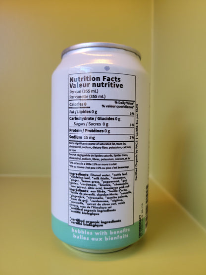 söta ‘refresh’ lime dandelion sparkling tea