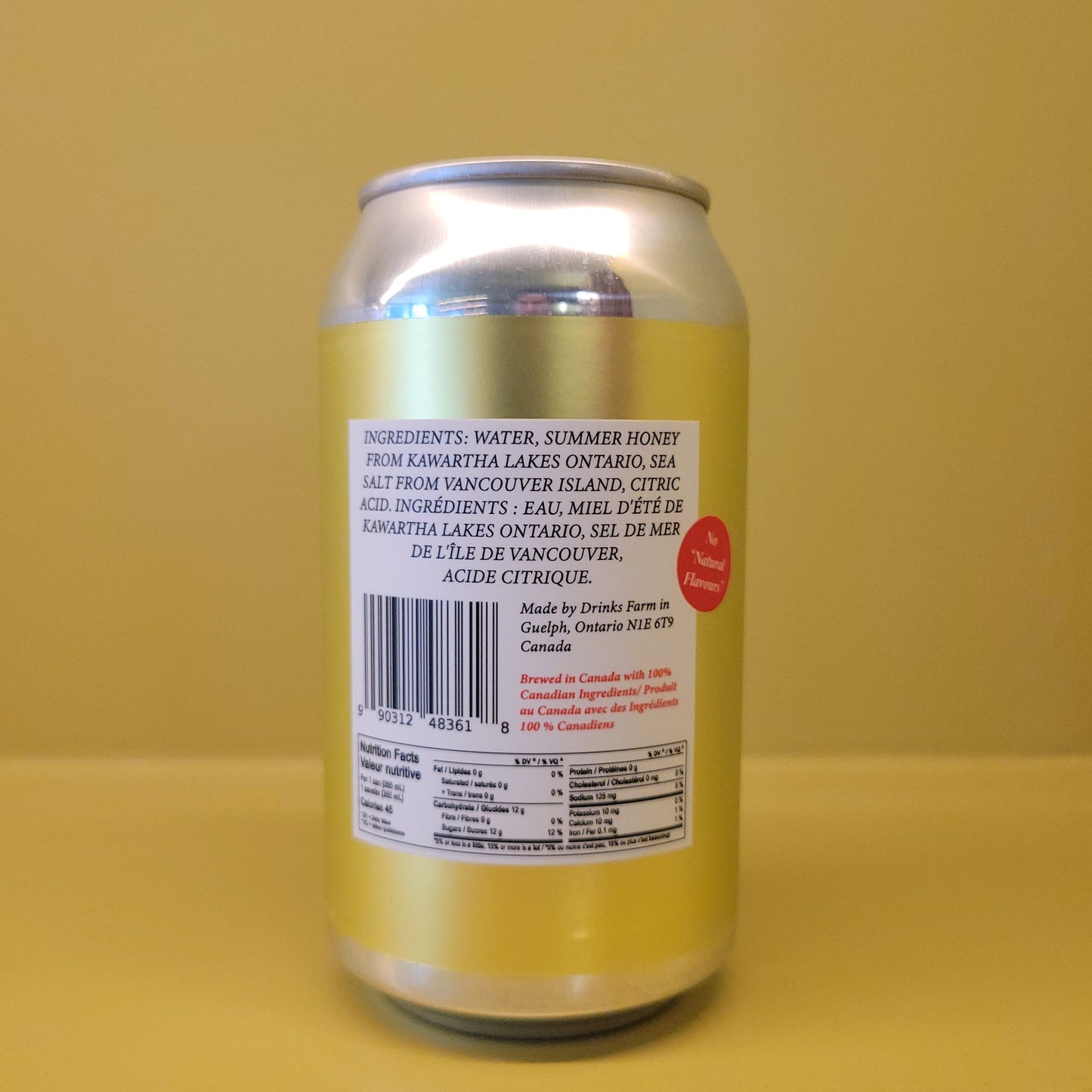 Drinks Farm Honey & Sea Salt Seltzer