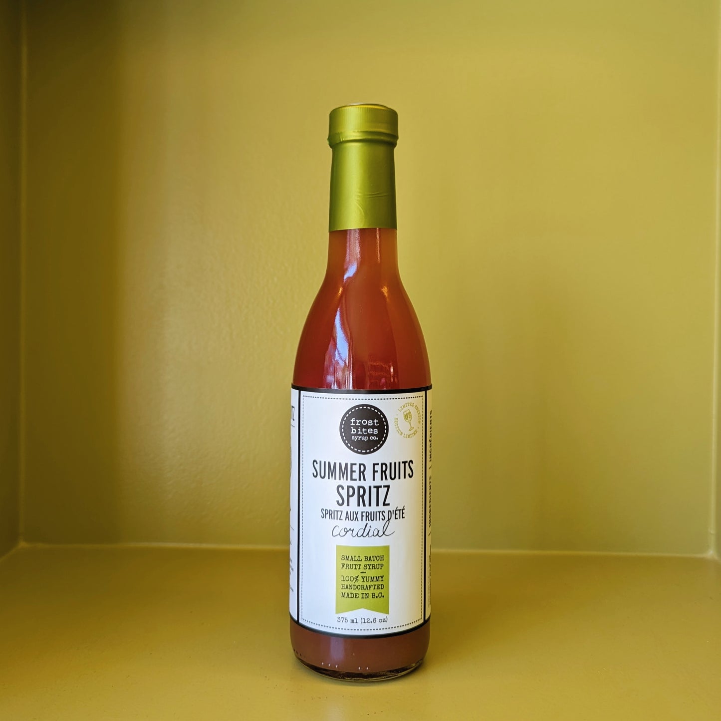 Frost Bite Syrup Co Summer Fruit Spritz Cordial 375ml