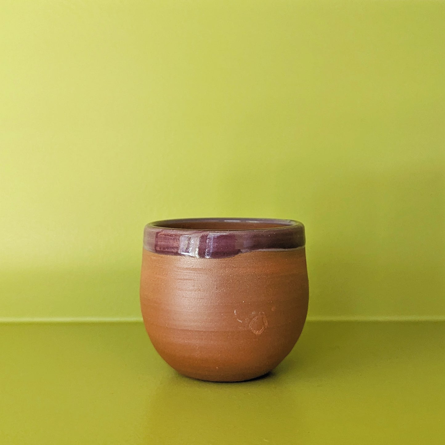 Laughing Gnome Unglazed Round Teacup