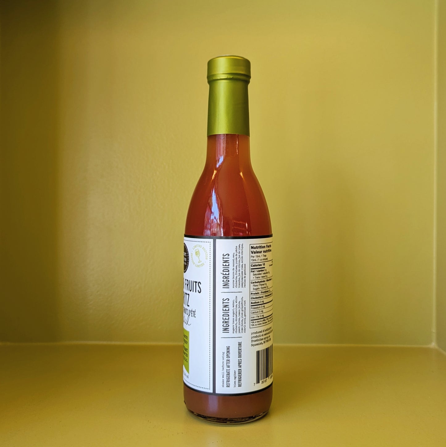 Frost Bite Syrup Co Summer Fruit Spritz Cordial 375ml