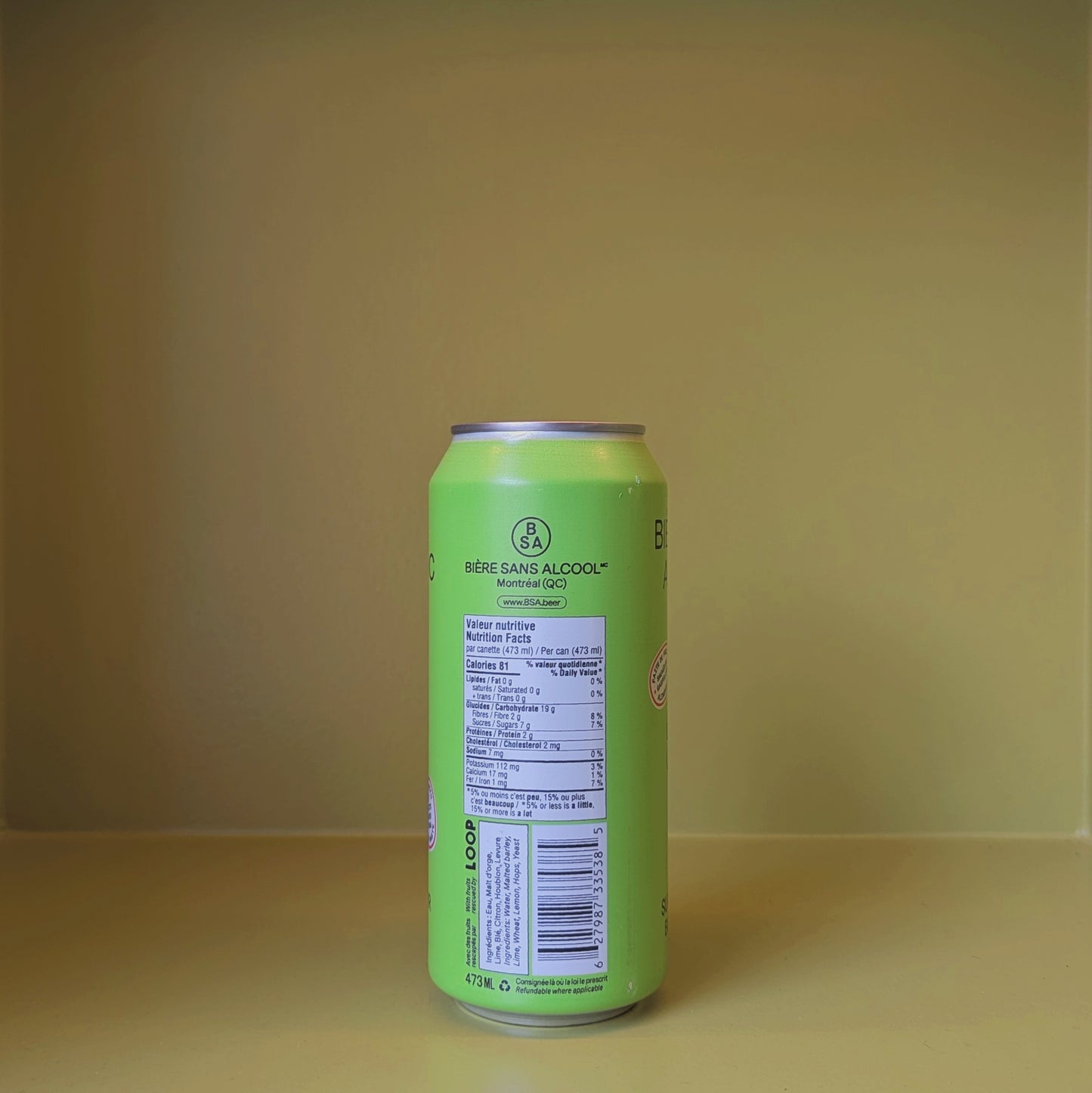 Bière Sans Alcool 'Lime Lemon' Sour