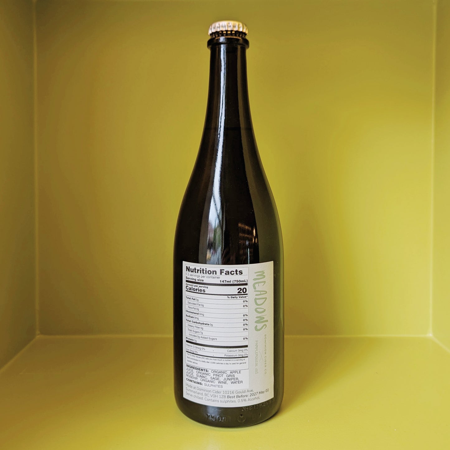 ‘Meadows’ by Pamplemousse Jus & Dominion Cider
