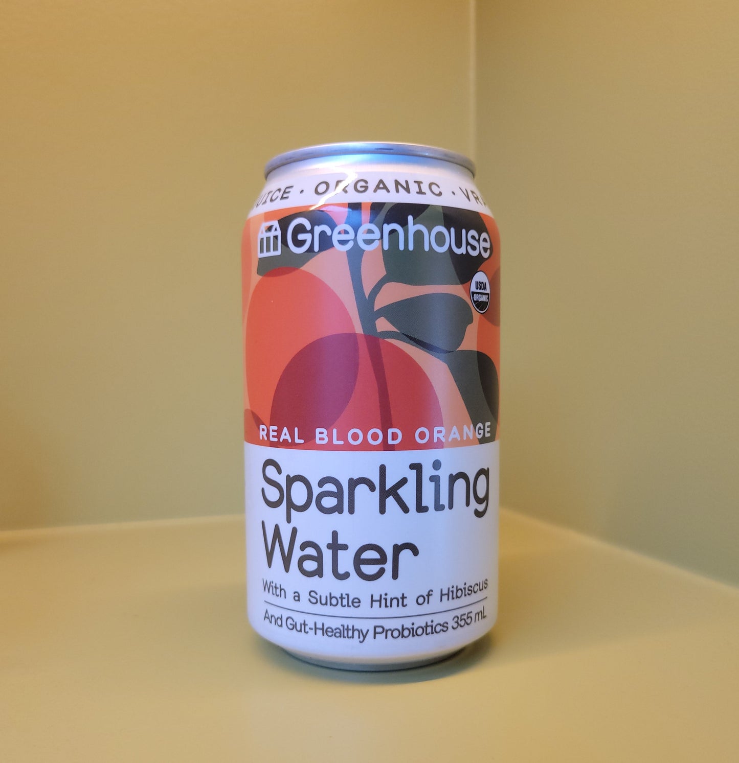 Greenhouse Probiotic Sparkling Water - Blood Orange