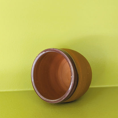 Laughing Gnome Unglazed Round Teacup