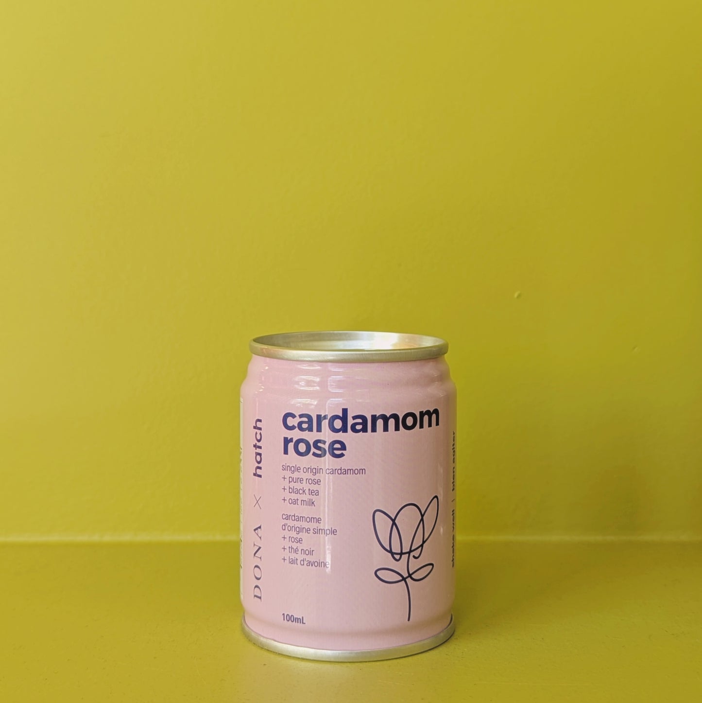 hatch x dona cardamom rose oat latte