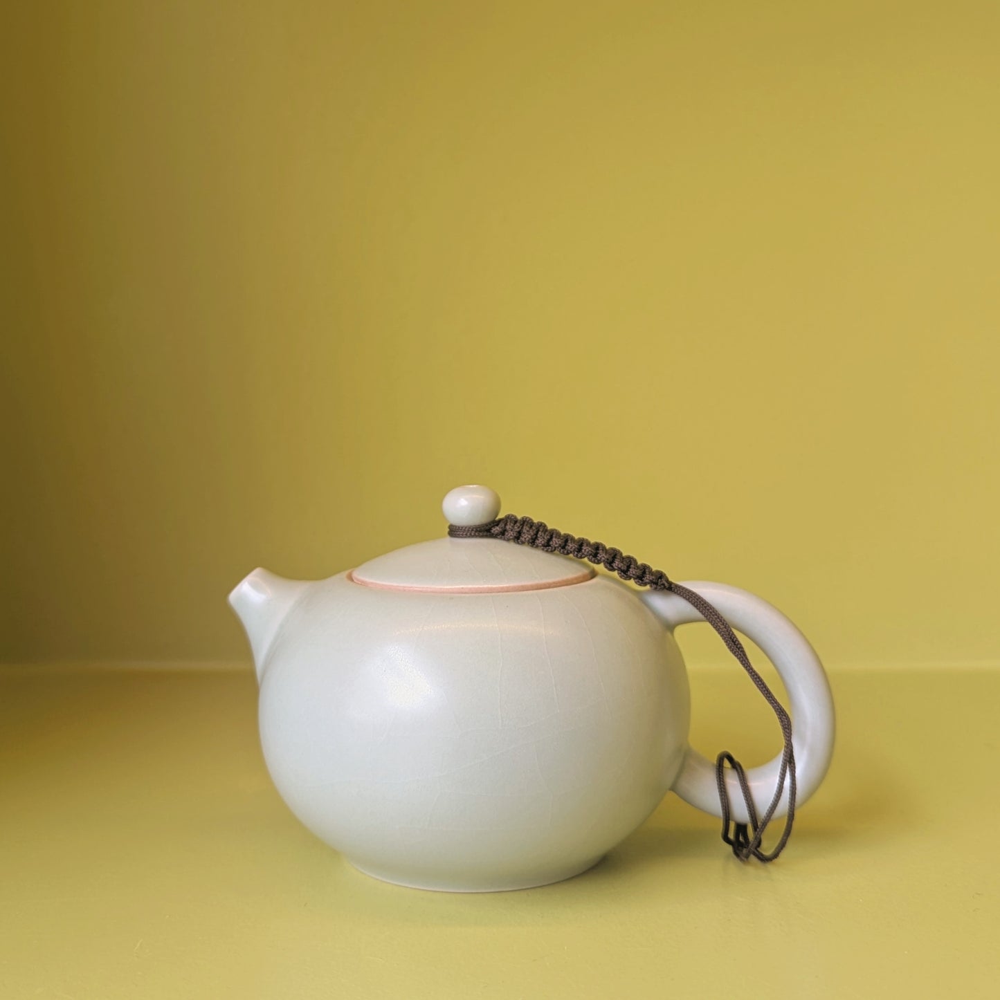 Matte Green Ruyao-Glazed Xishi Teapot 175ml