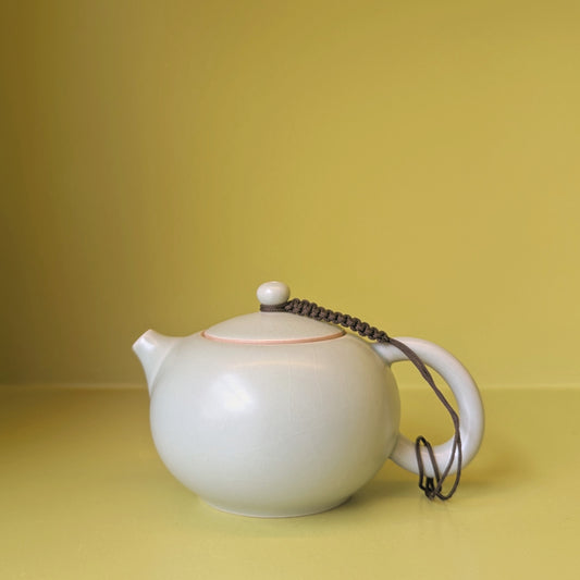 Matte Green Ruyao-Glazed Xishi Teapot 175ml