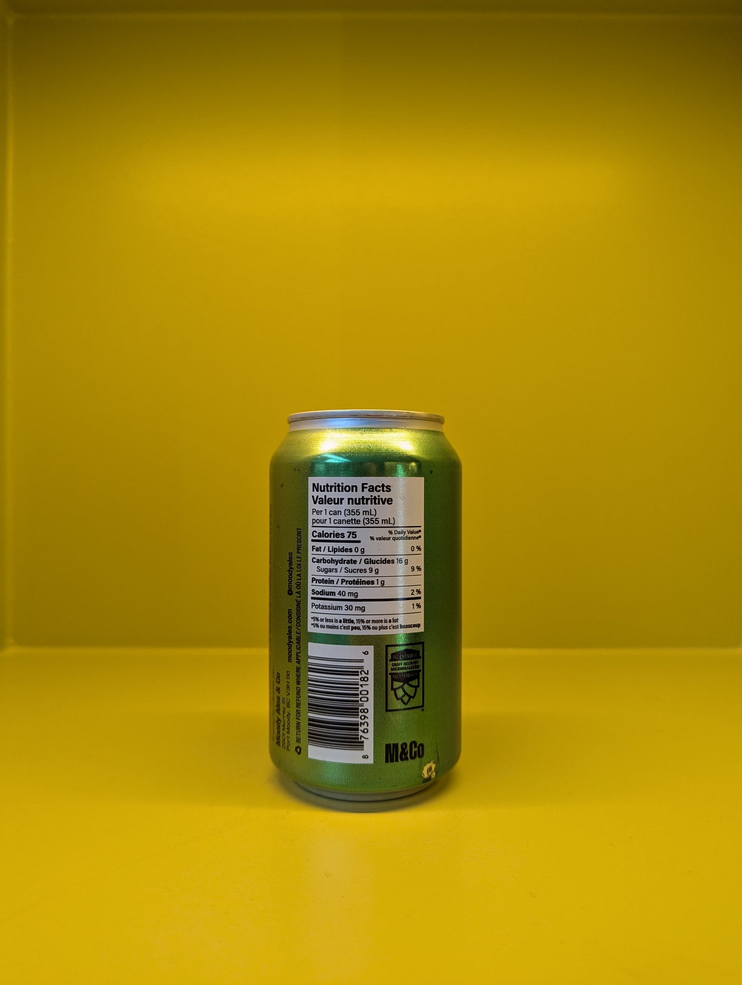 Moody Ales Salted Lime Lager