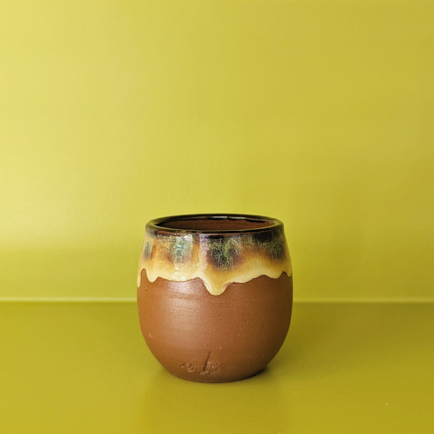 Laughing Gnome Unglazed Round Teacup
