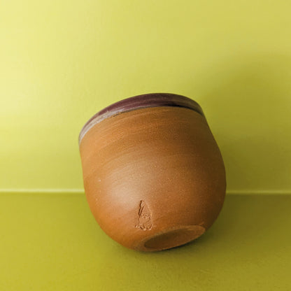 Laughing Gnome Unglazed Round Teacup
