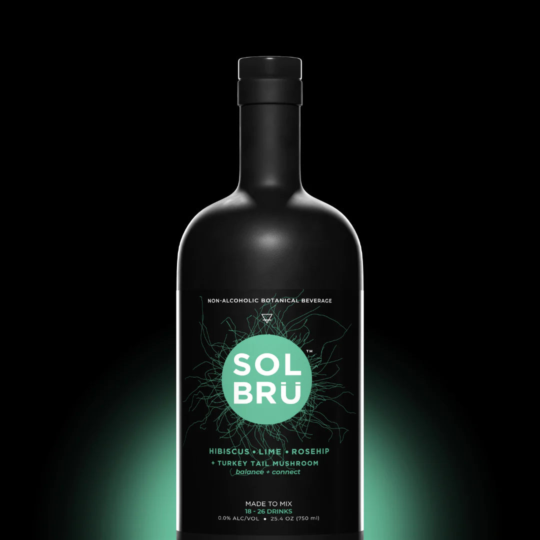 SolBrü 'Balance + Connect' Alcohol-Free Mixer with Turkey Tail Mushroom Extract