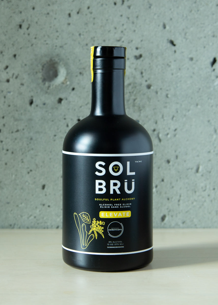 SolBrü 'Elevate + Perform' Alcohol-Free Mixer with Cordyceps Mushroom Extract