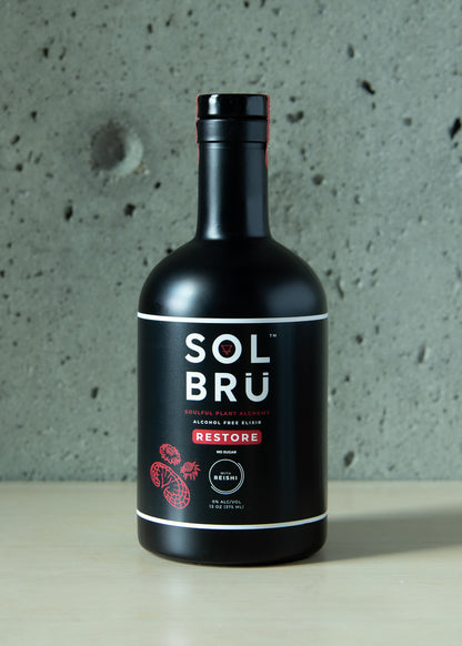 SolBrü 'Relax + Restore' Alcohol-Free Mixer with Reishi Mushroom Extract